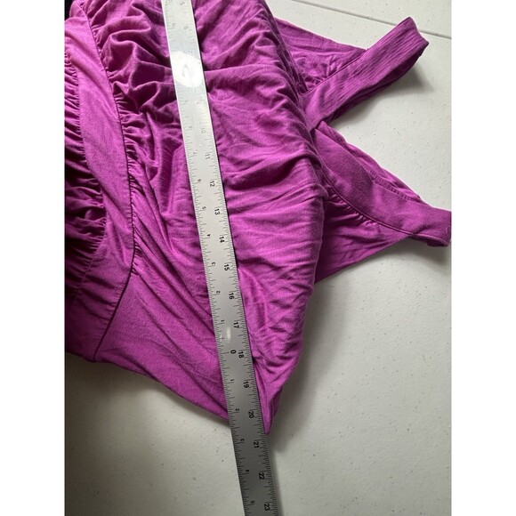 Soma Soft Jersey Crossover Halter built in bra lounge Maxi Bra Dress XXL - Picture 13 of 16